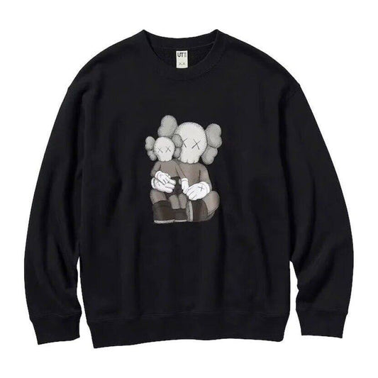 SUDADERA KAWS  UNIQLO  NEGRA