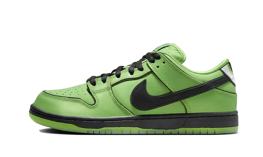 NIKE SB DUNK LOW POWERPUFF GIRLS BUTTERCUP