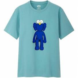 CAMISETA UNIQLO KAWS BBF BLUE - JEFA SNEAKERS MADRIDCAMISETAS