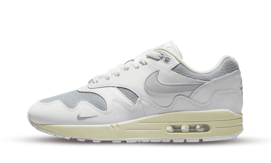 NIKE AIR MAX 1 PATTA WAVES WHITE SILVER