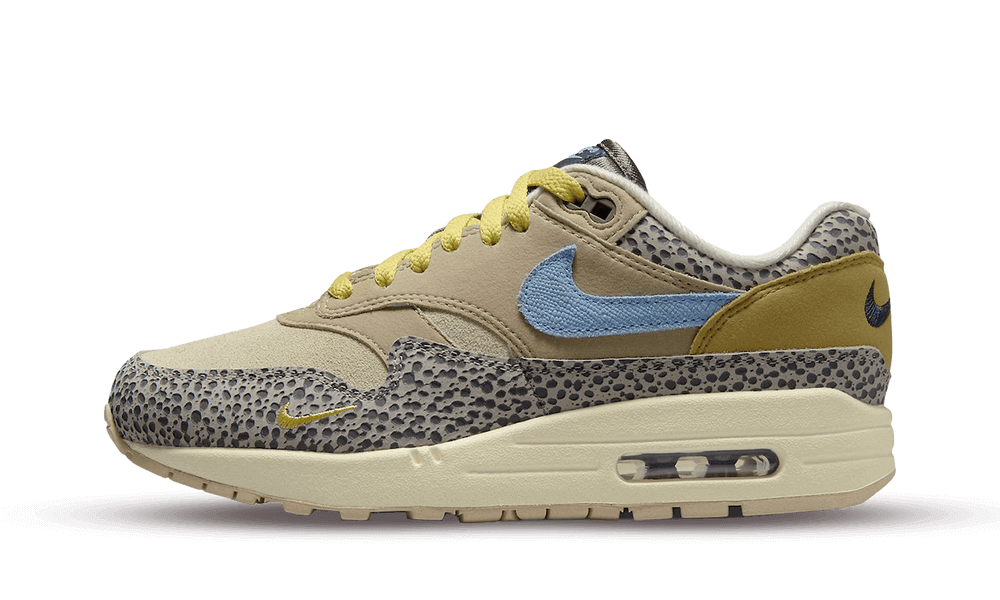 NIKE AIR MAX 1 SAFARI COBBLESTONE WMNS